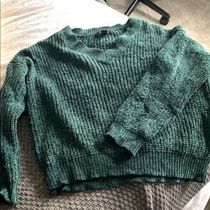Green chunky sweater
